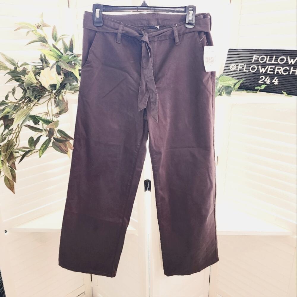 KUT FROM THE CLOTH NEW BROWN WIDE PANTS SIZE 6